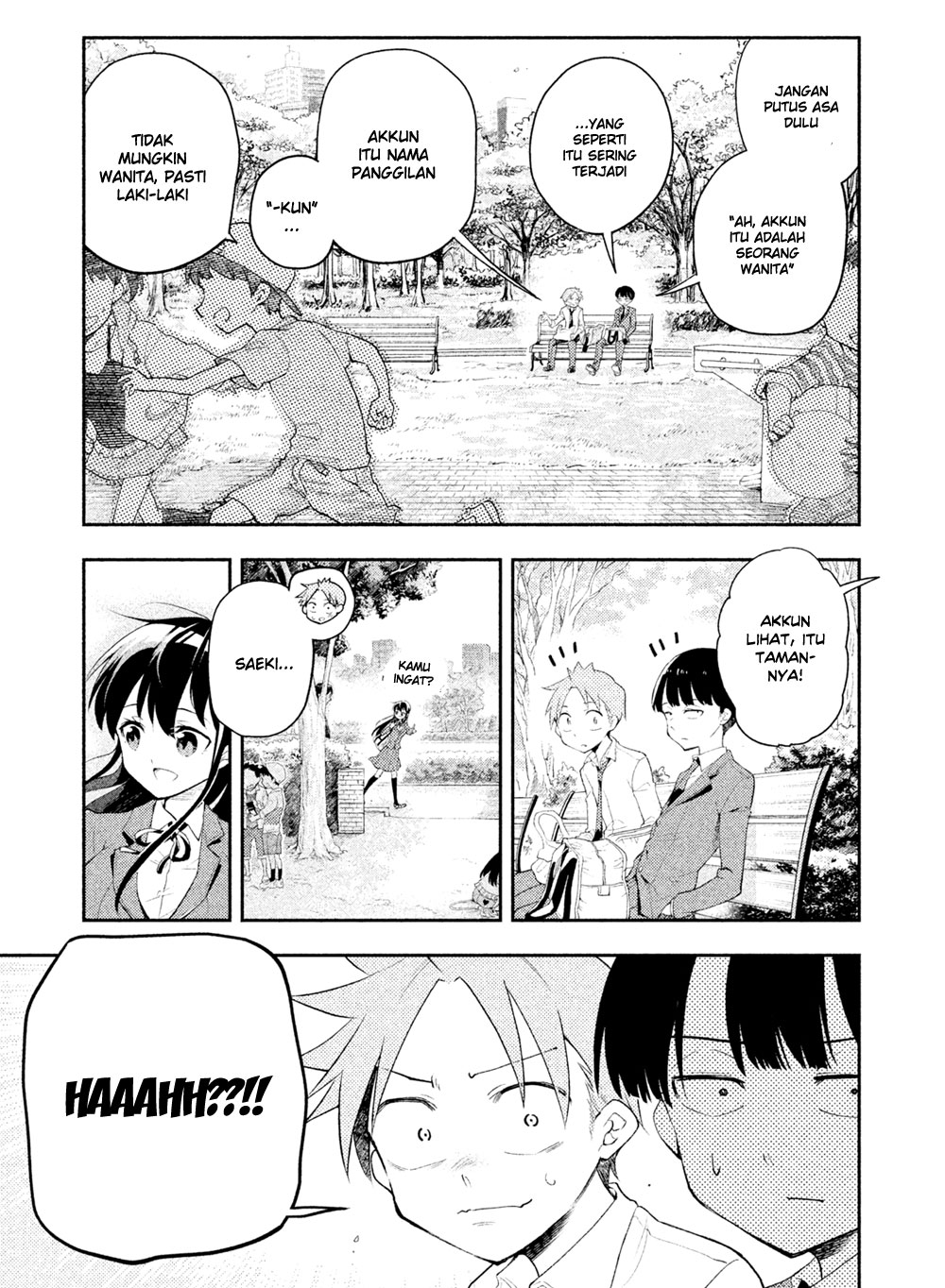 Saeki-san wa Nemutteru Chapter 12