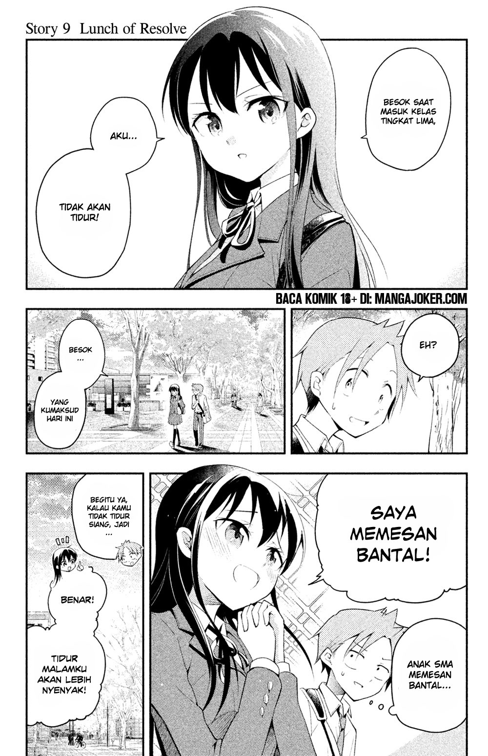 Saeki-san wa Nemutteru Chapter 9