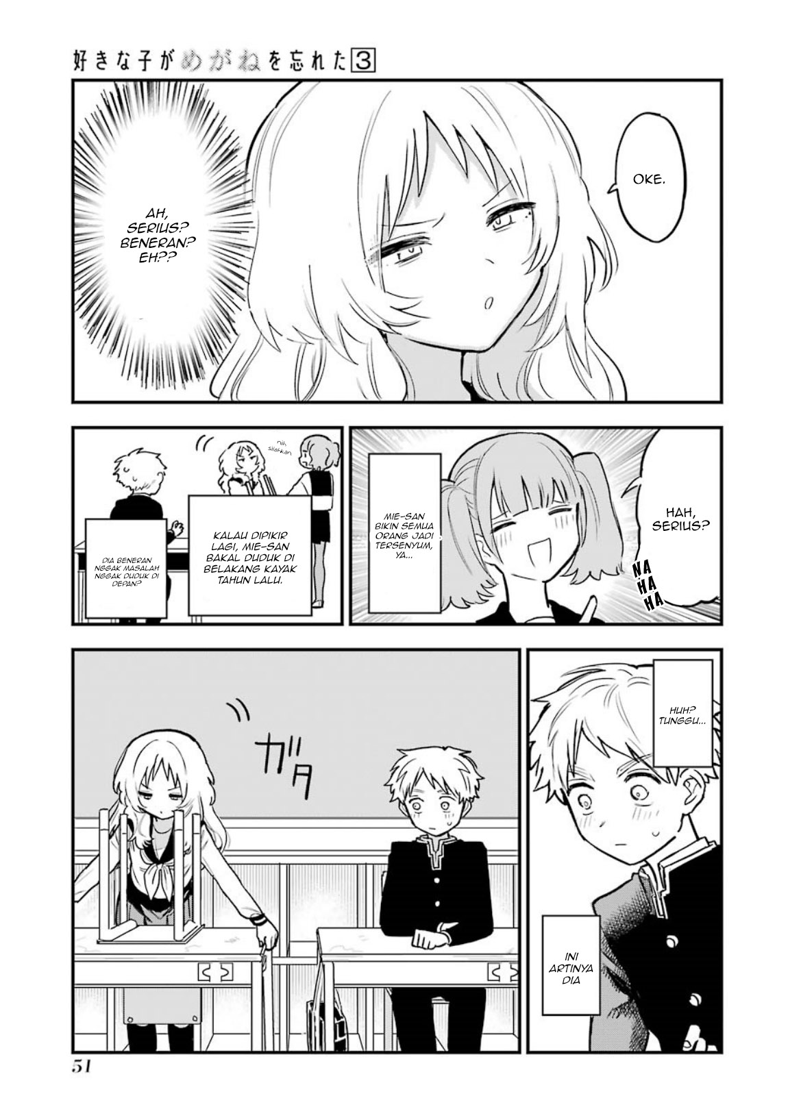 Sukinako ga Megane wo Wasureta Chapter 31