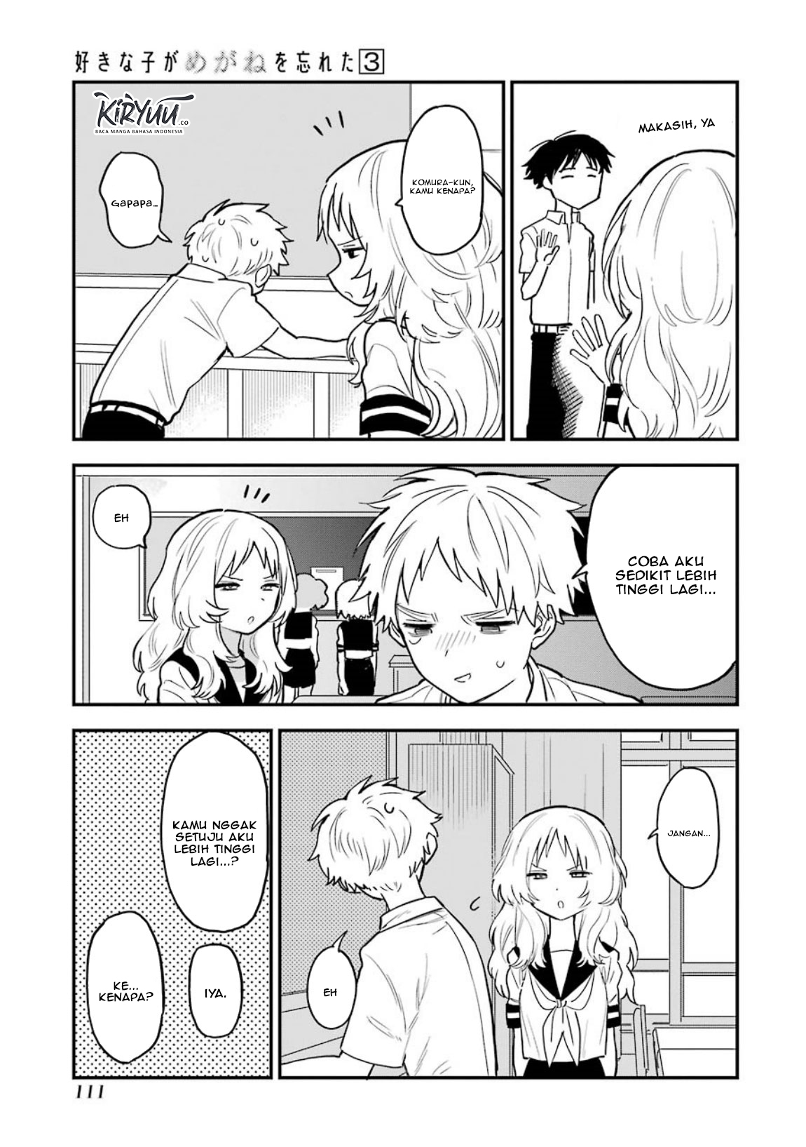 Sukinako ga Megane wo Wasureta Chapter 38