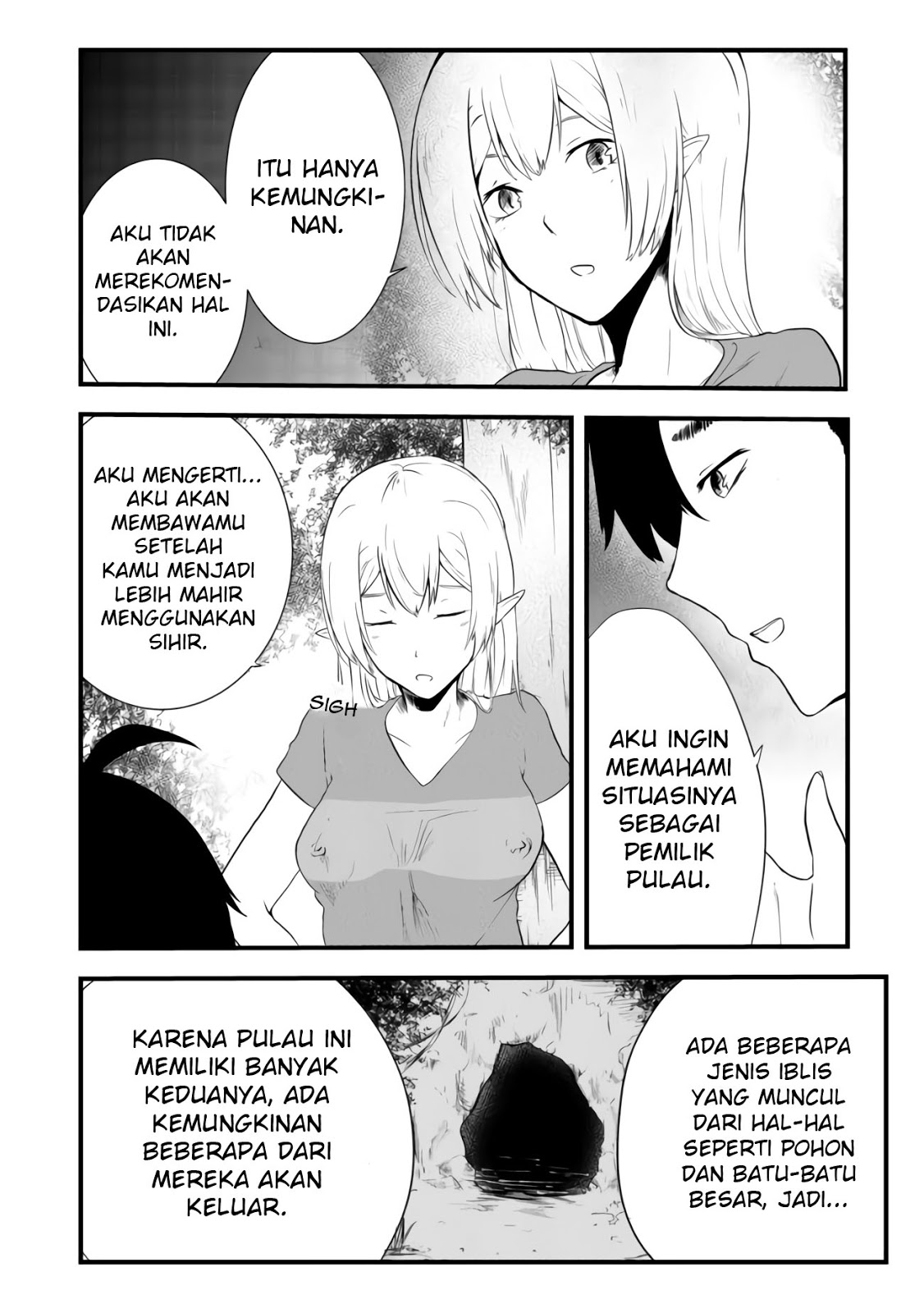 Mujintou de Elf to Kyoudou Seikatsu Chapter 2