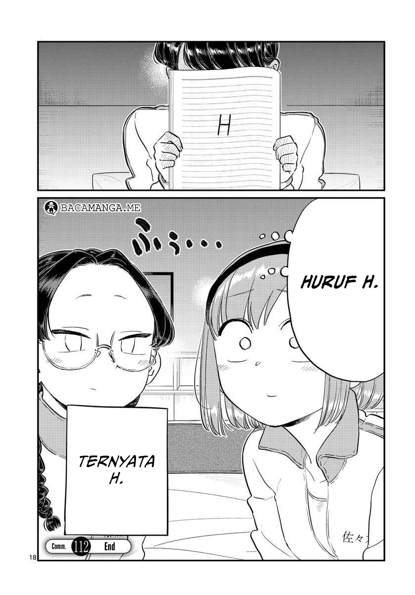 Komi-san wa Komyushou Desu. Chapter 112