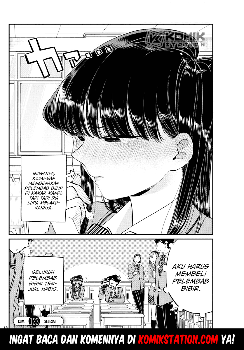 Komi-san wa Komyushou Desu. Chapter 123