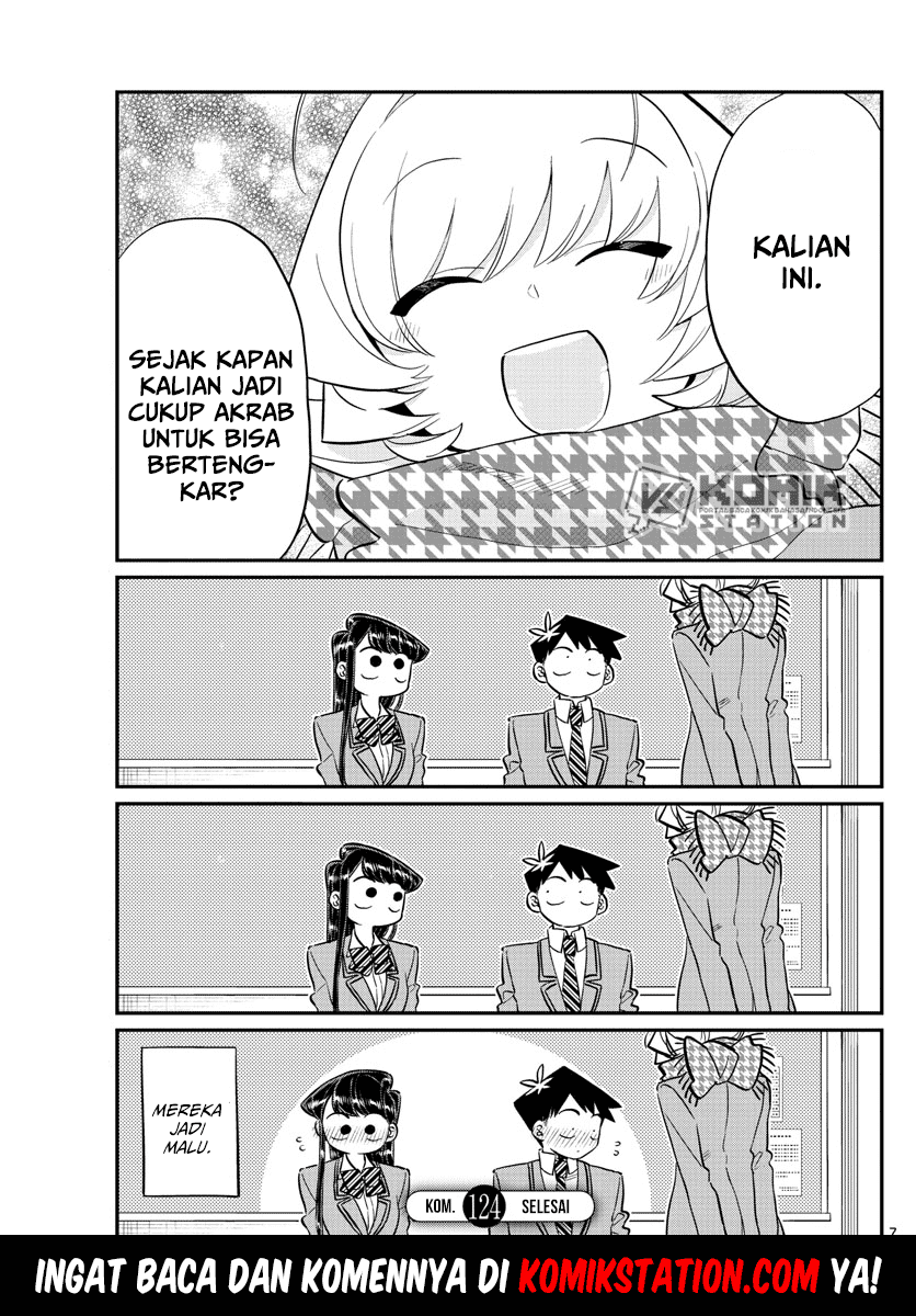 Komi-san wa Komyushou Desu. Chapter 124