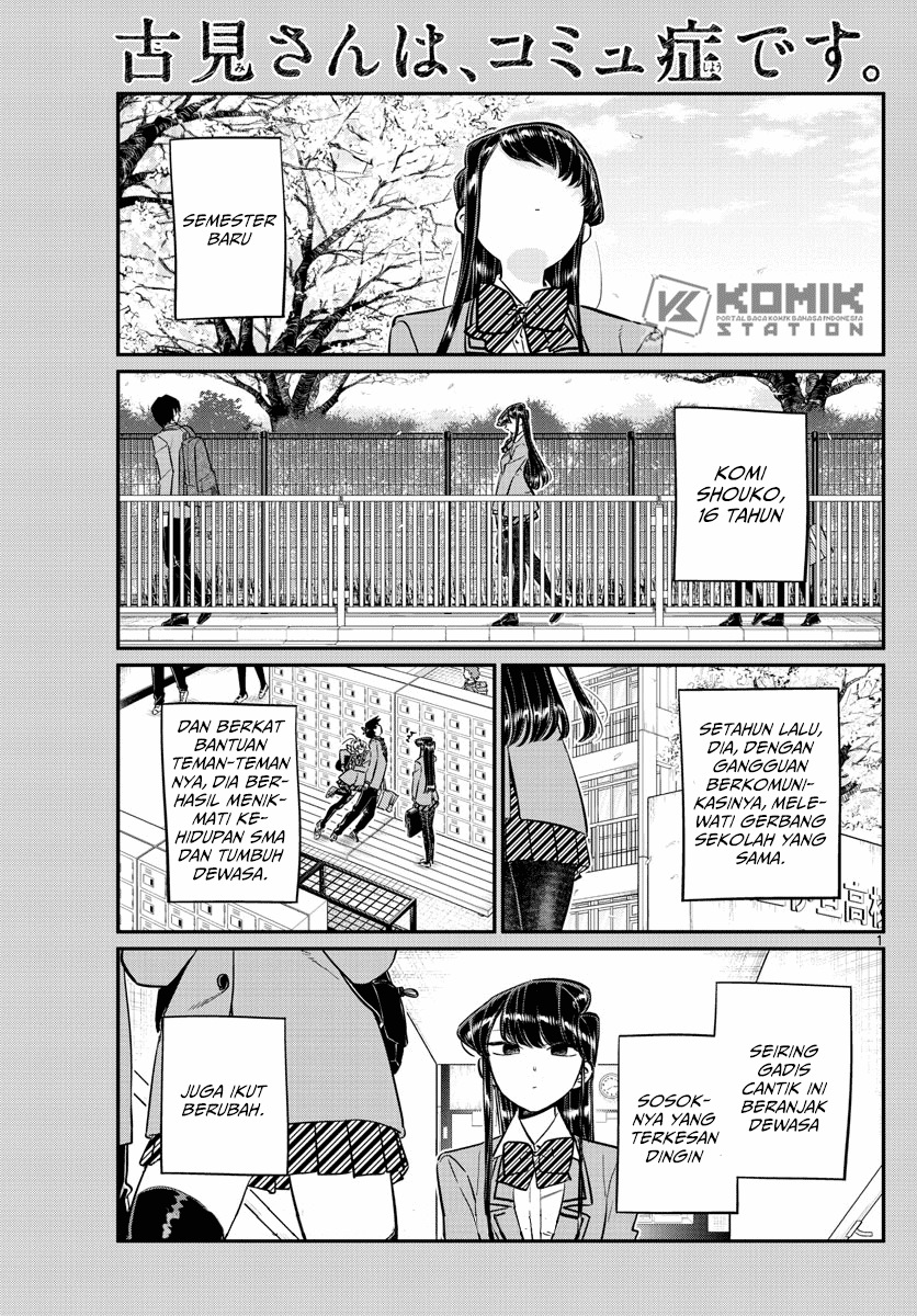 Komi-san wa Komyushou Desu. Chapter 130