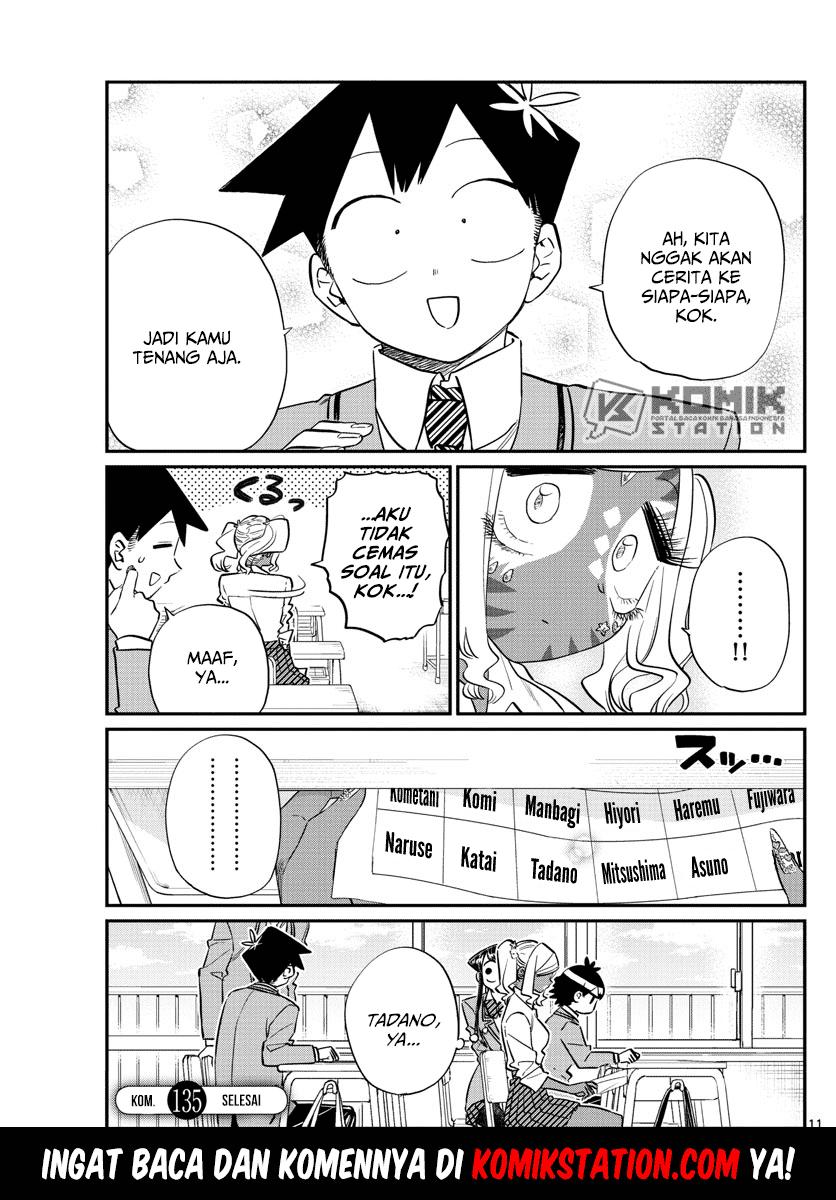 Komi-san wa Komyushou Desu. Chapter 135