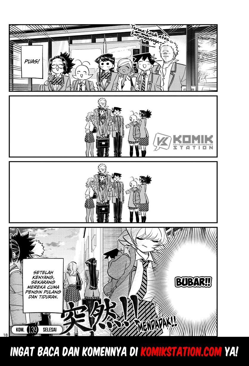 Komi-san wa Komyushou Desu. Chapter 139