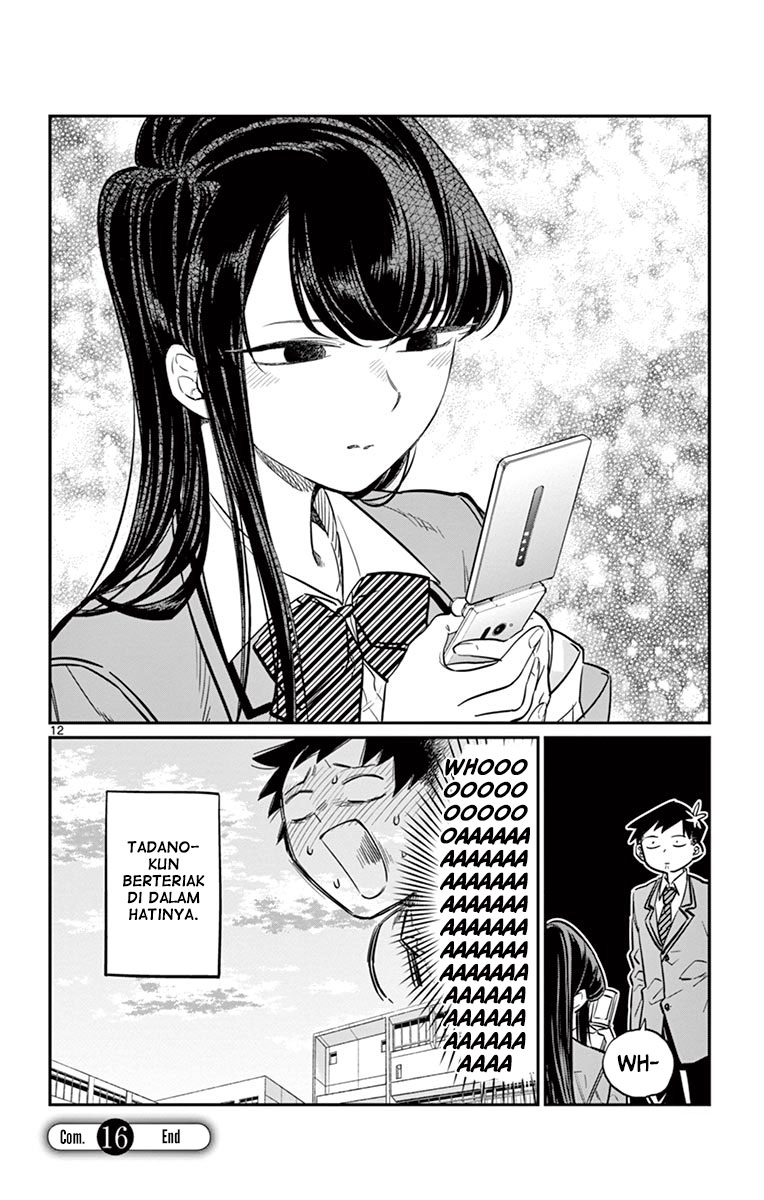 Komi-san wa Komyushou Desu. Chapter 16