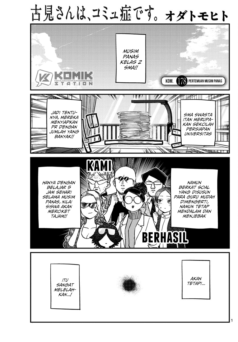 Komi-san wa Komyushou Desu. Chapter 178