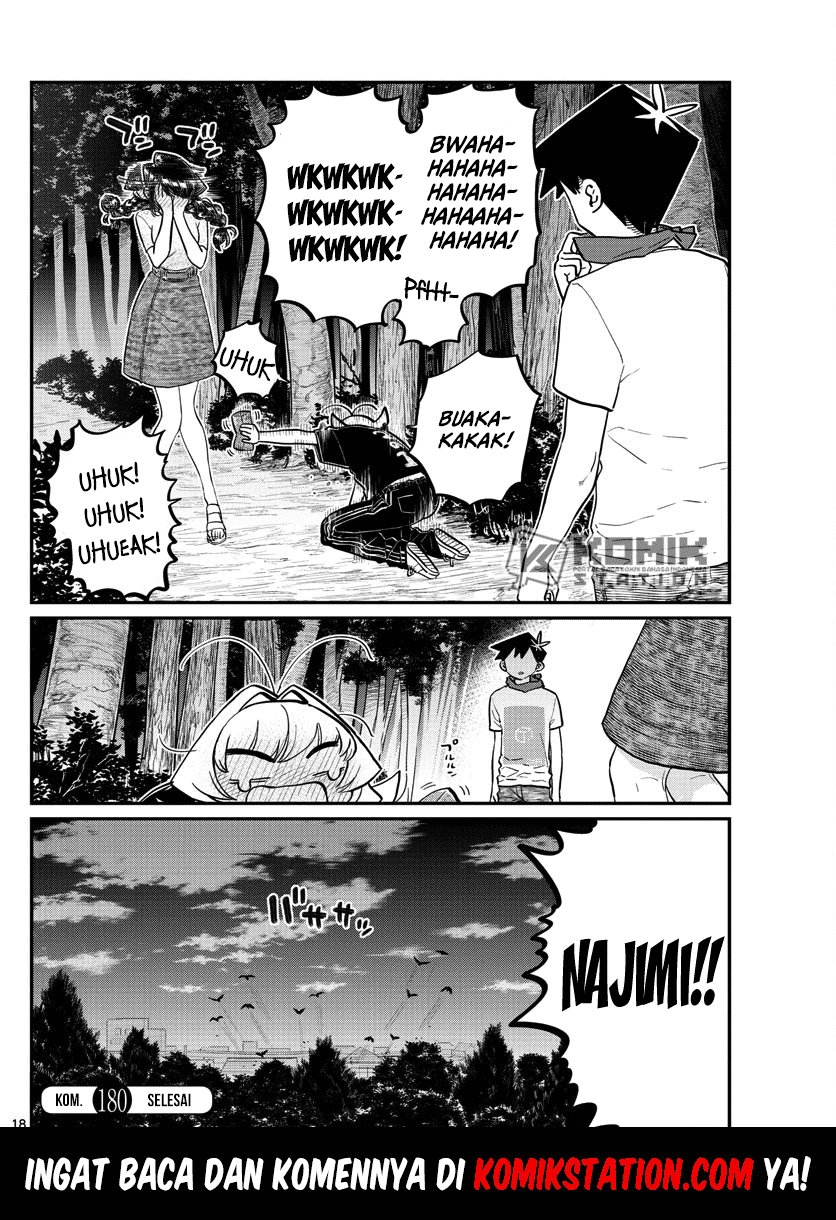 Komi-san wa Komyushou Desu. Chapter 180