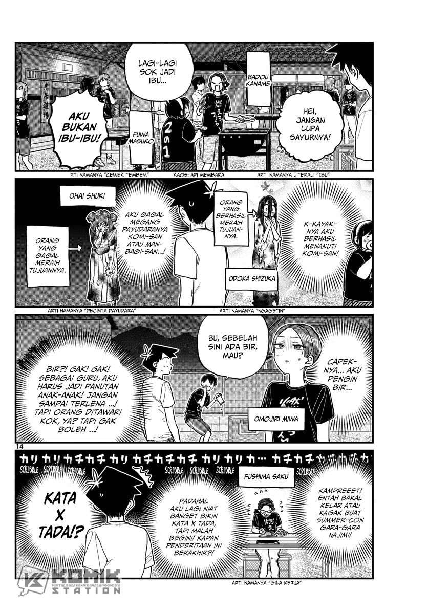 Komi-san wa Komyushou Desu. Chapter 181