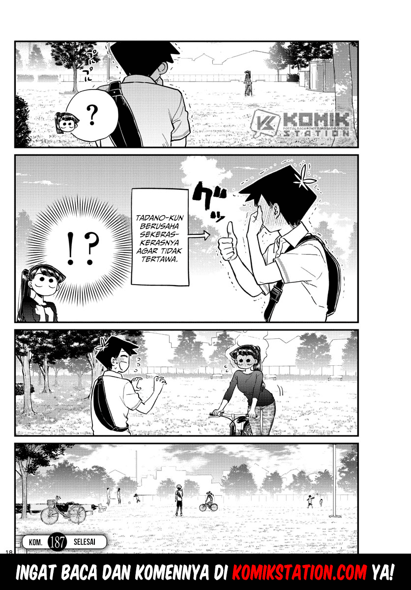 Komi-san wa Komyushou Desu. Chapter 187