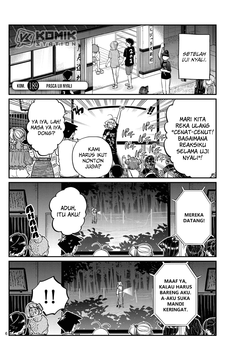 Komi-san wa Komyushou Desu. Chapter 189