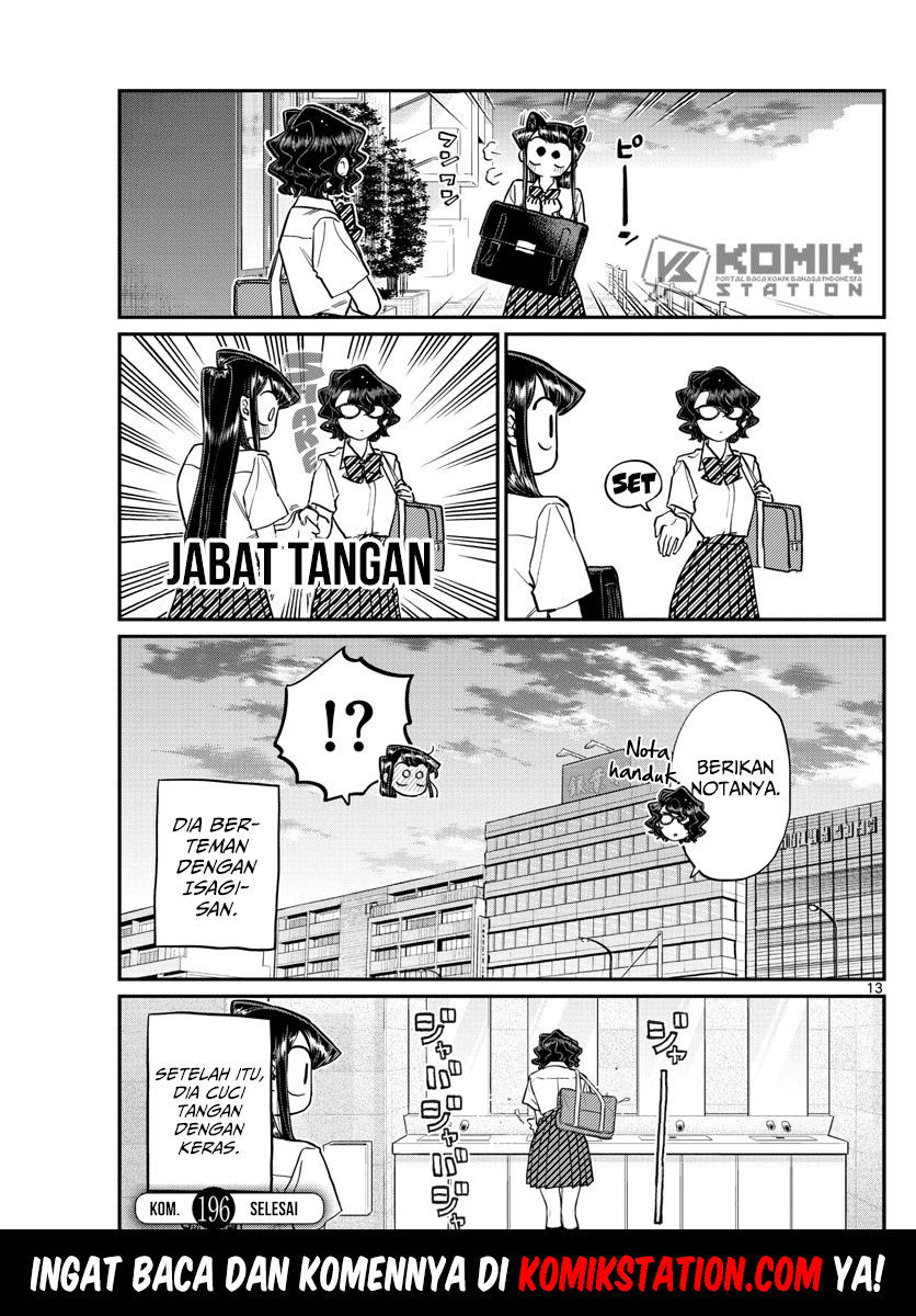 Komi-san wa Komyushou Desu. Chapter 196