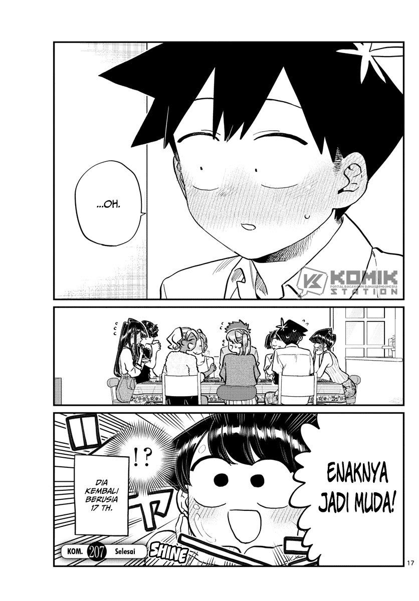 Komi-san wa Komyushou Desu. Chapter 207