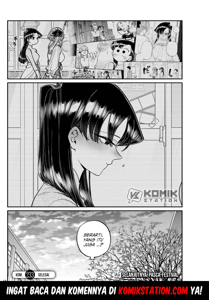 Komi-san wa Komyushou Desu. Chapter 233