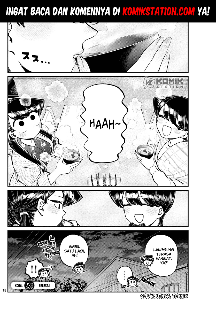 Komi-san wa Komyushou Desu. Chapter 239