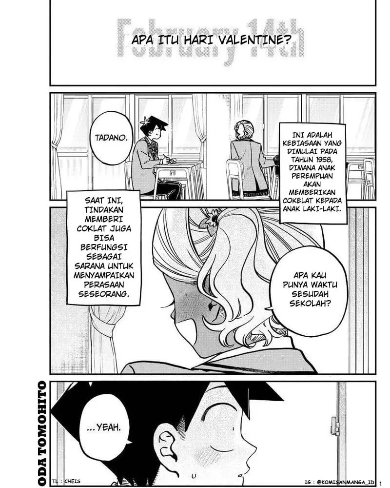 Komi-san wa Komyushou Desu. Chapter 299