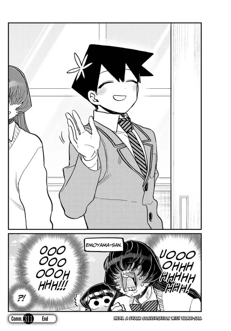 Komi-san wa Komyushou Desu. Chapter 311