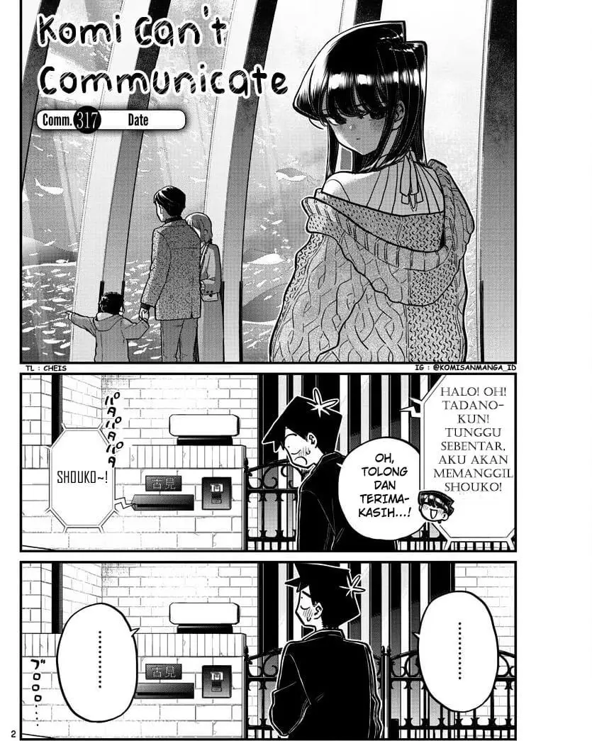 Komi-san wa Komyushou Desu. Chapter 317