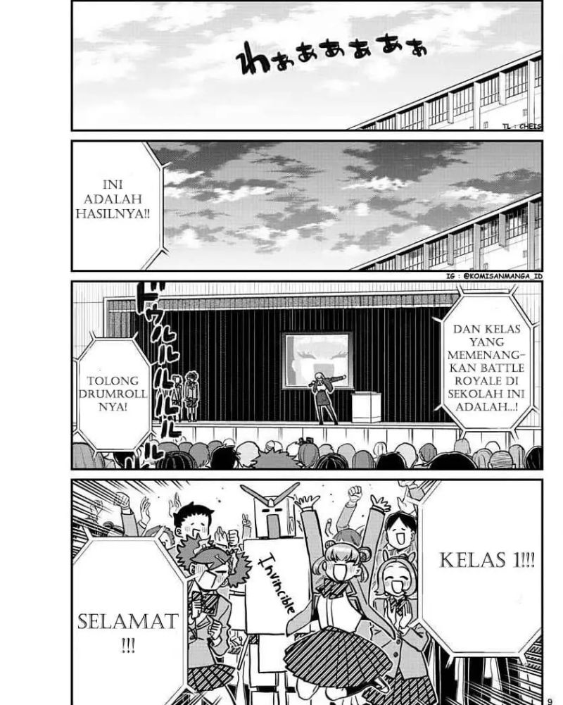 Komi-san wa Komyushou Desu. Chapter 334