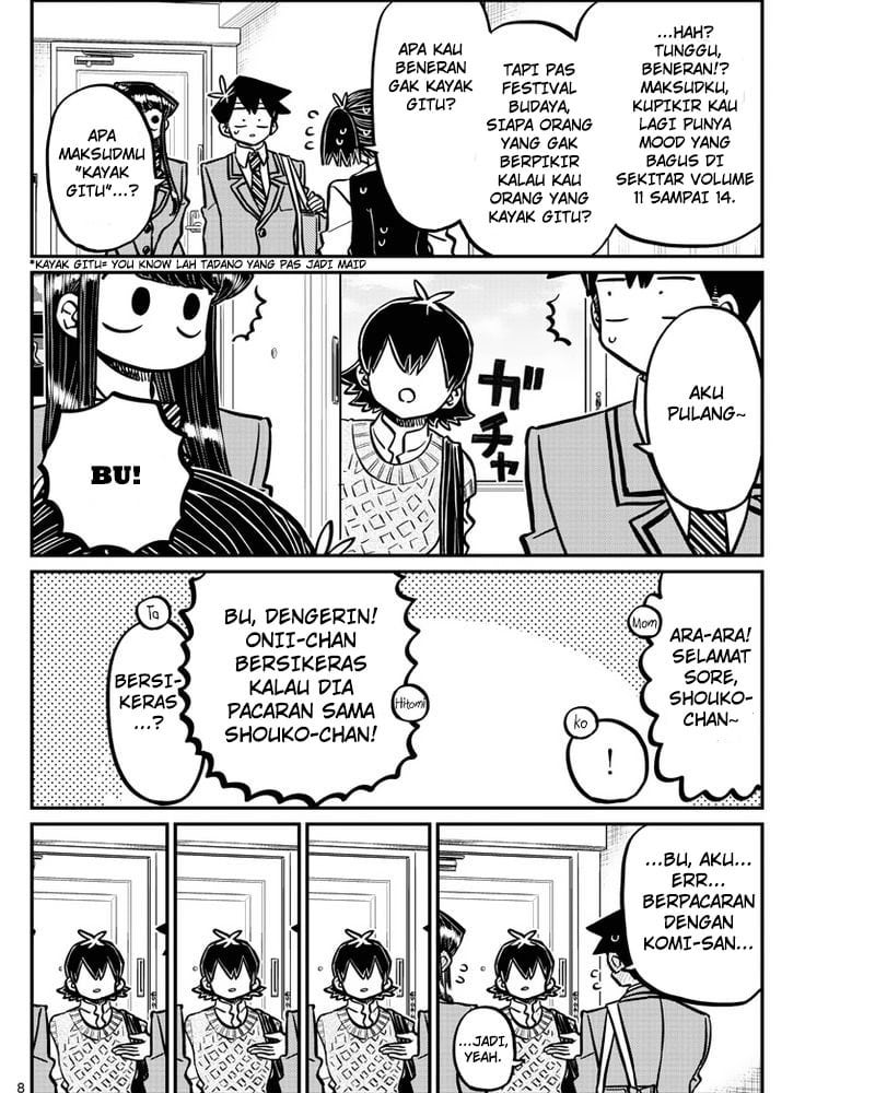 Komi-san wa Komyushou Desu. Chapter 338