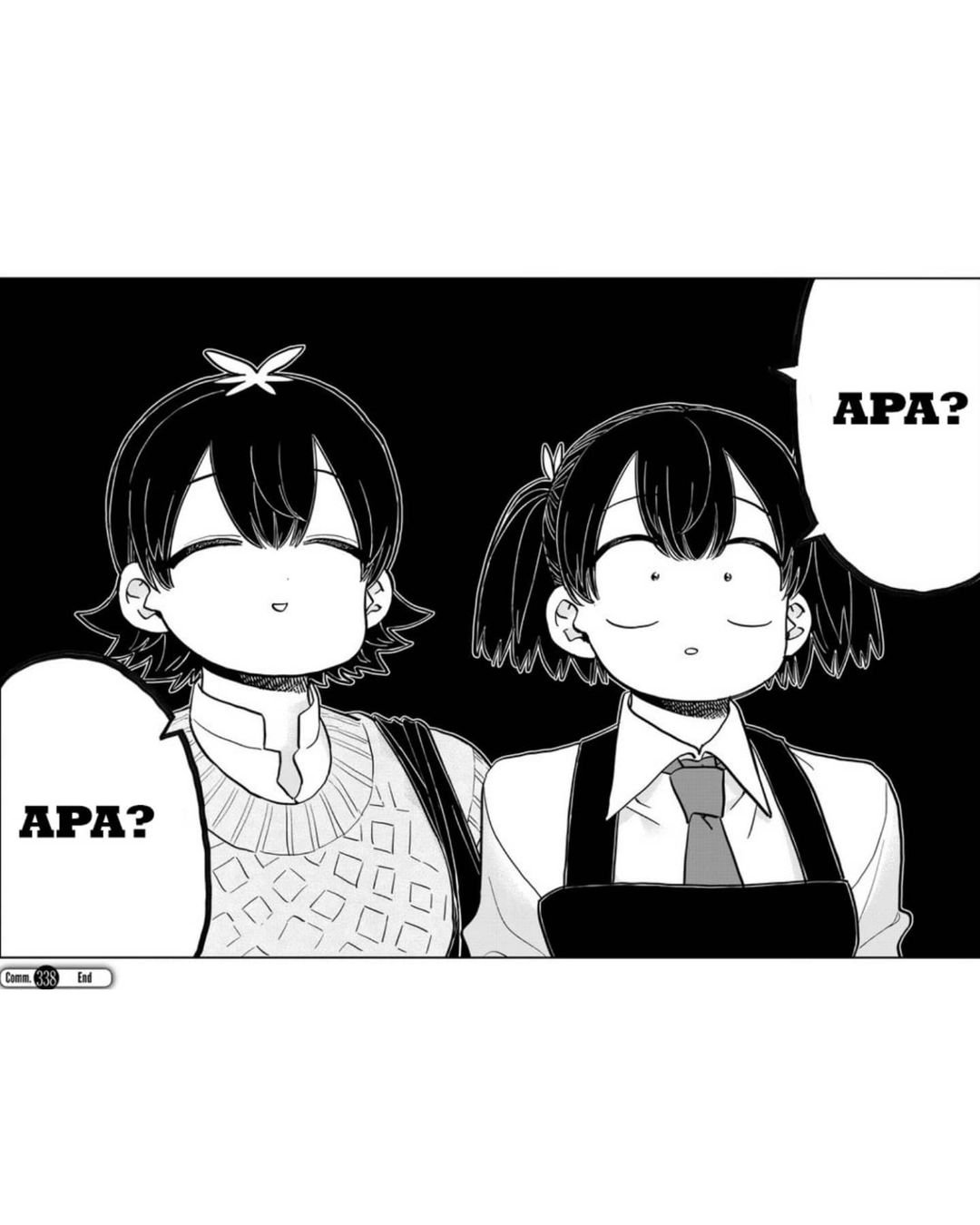 Komi-san wa Komyushou Desu. Chapter 338