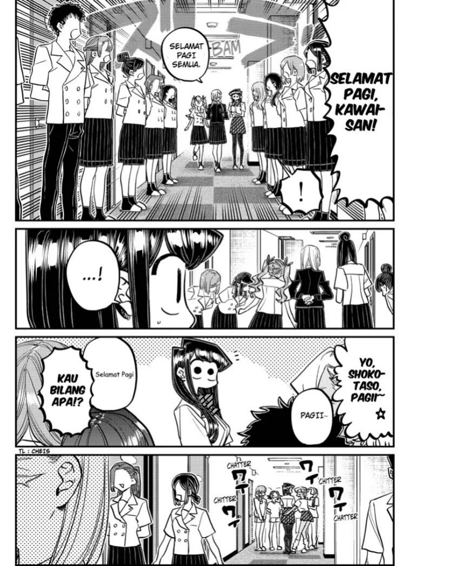 Komi-san wa Komyushou Desu. Chapter 384