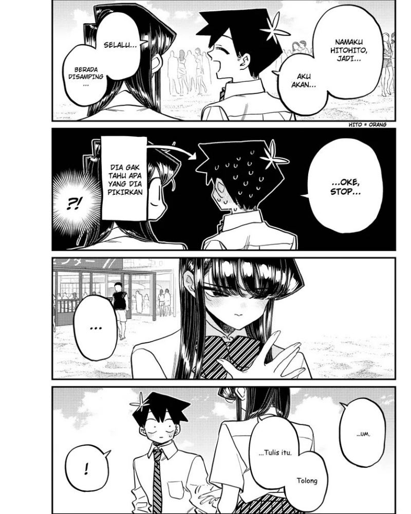 Komi-san wa Komyushou Desu. Chapter 386