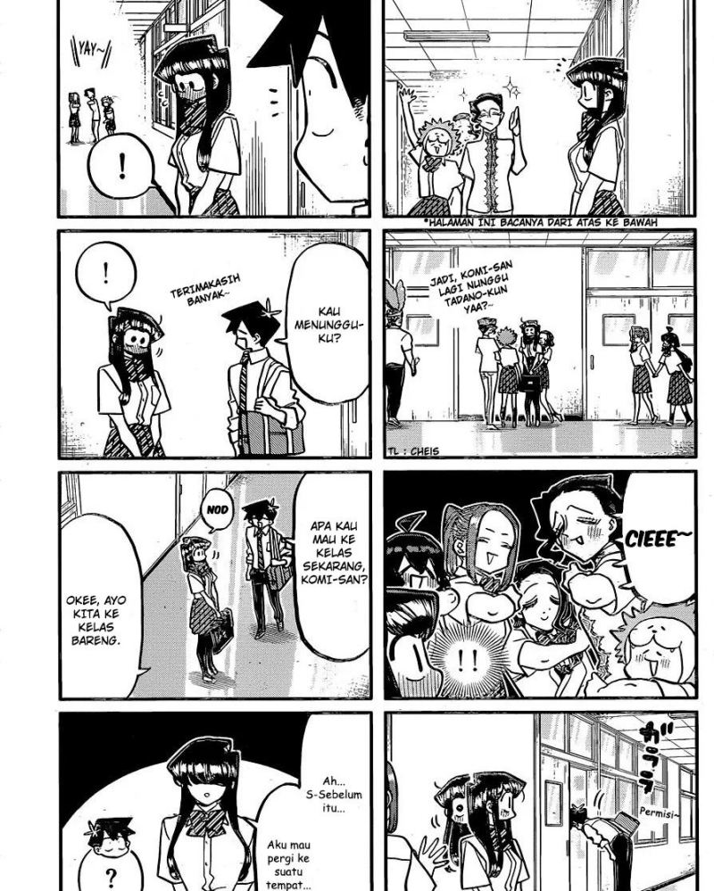 Komi-san wa Komyushou Desu. Chapter 395