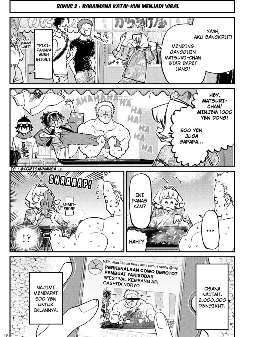 Komi-san wa Komyushou Desu. Chapter 398