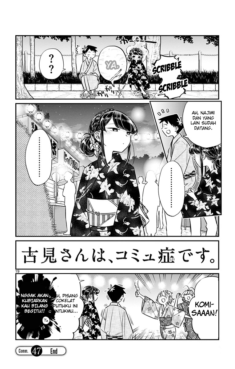 Komi-san wa Komyushou Desu. Chapter 47