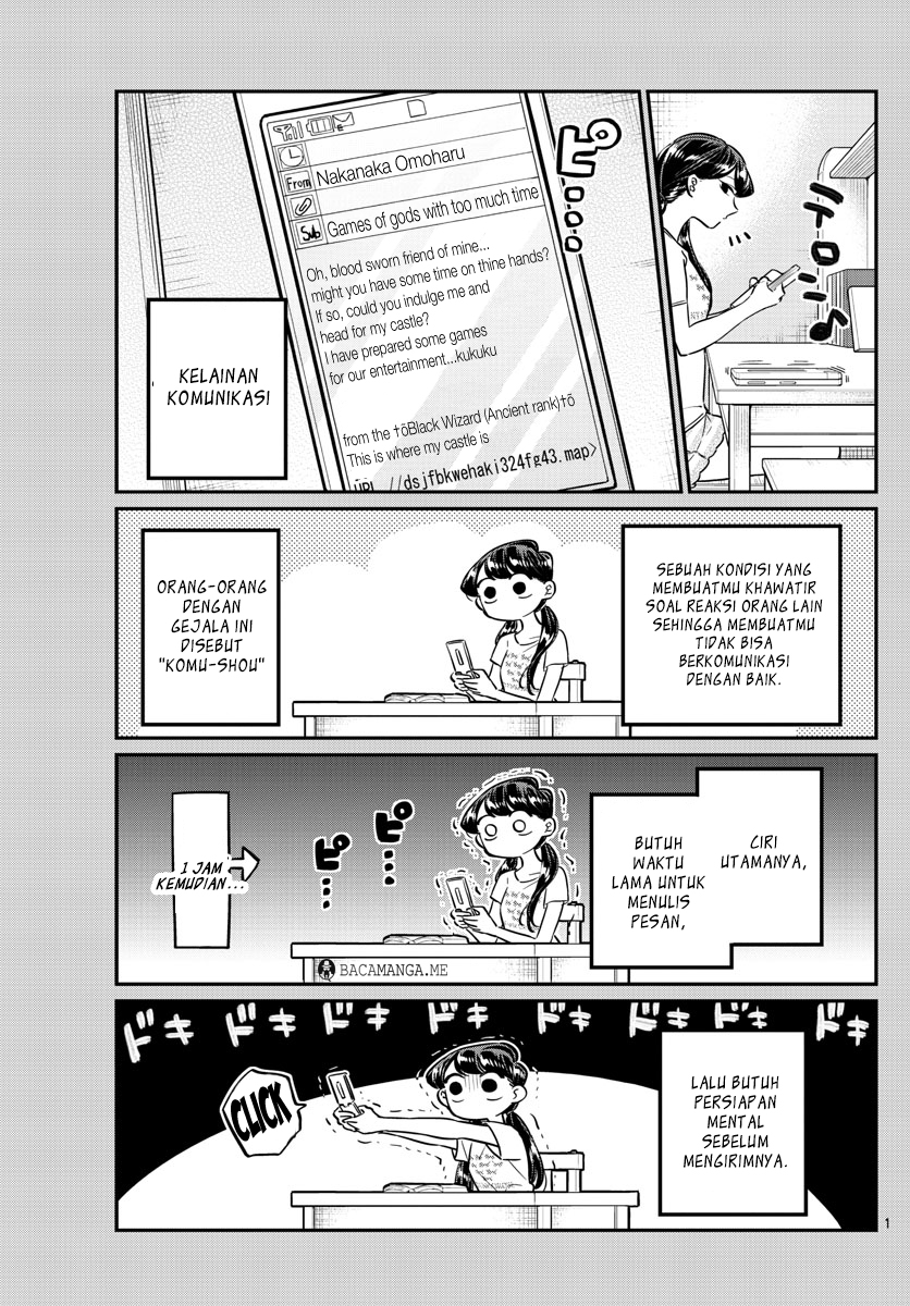 Komi-san wa Komyushou Desu. Chapter 48