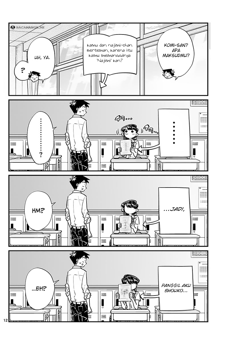 Komi-san wa Komyushou Desu. Chapter 53