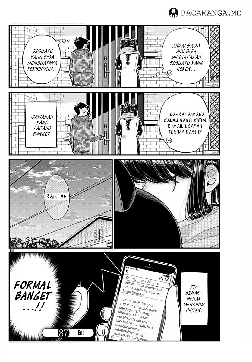 Komi-san wa Komyushou Desu. Chapter 87