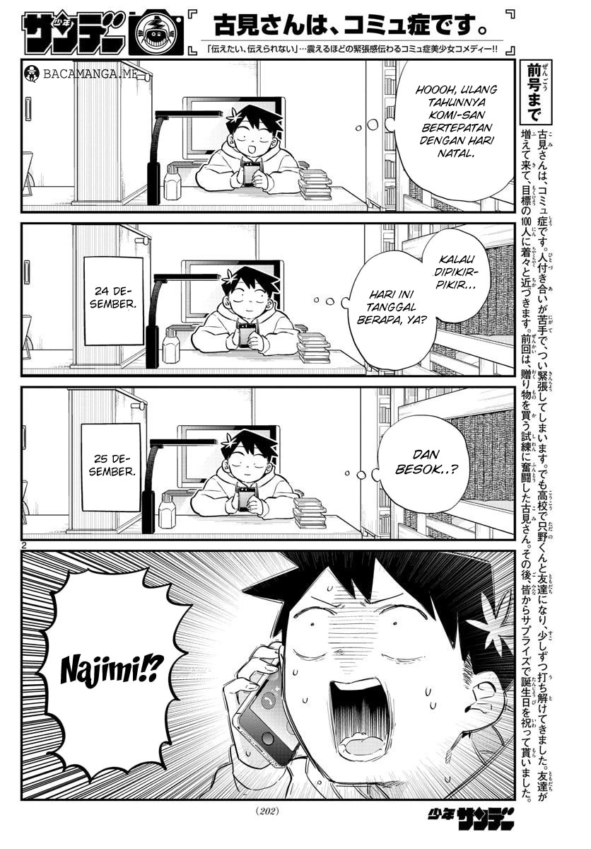 Komi-san wa Komyushou Desu. Chapter 88