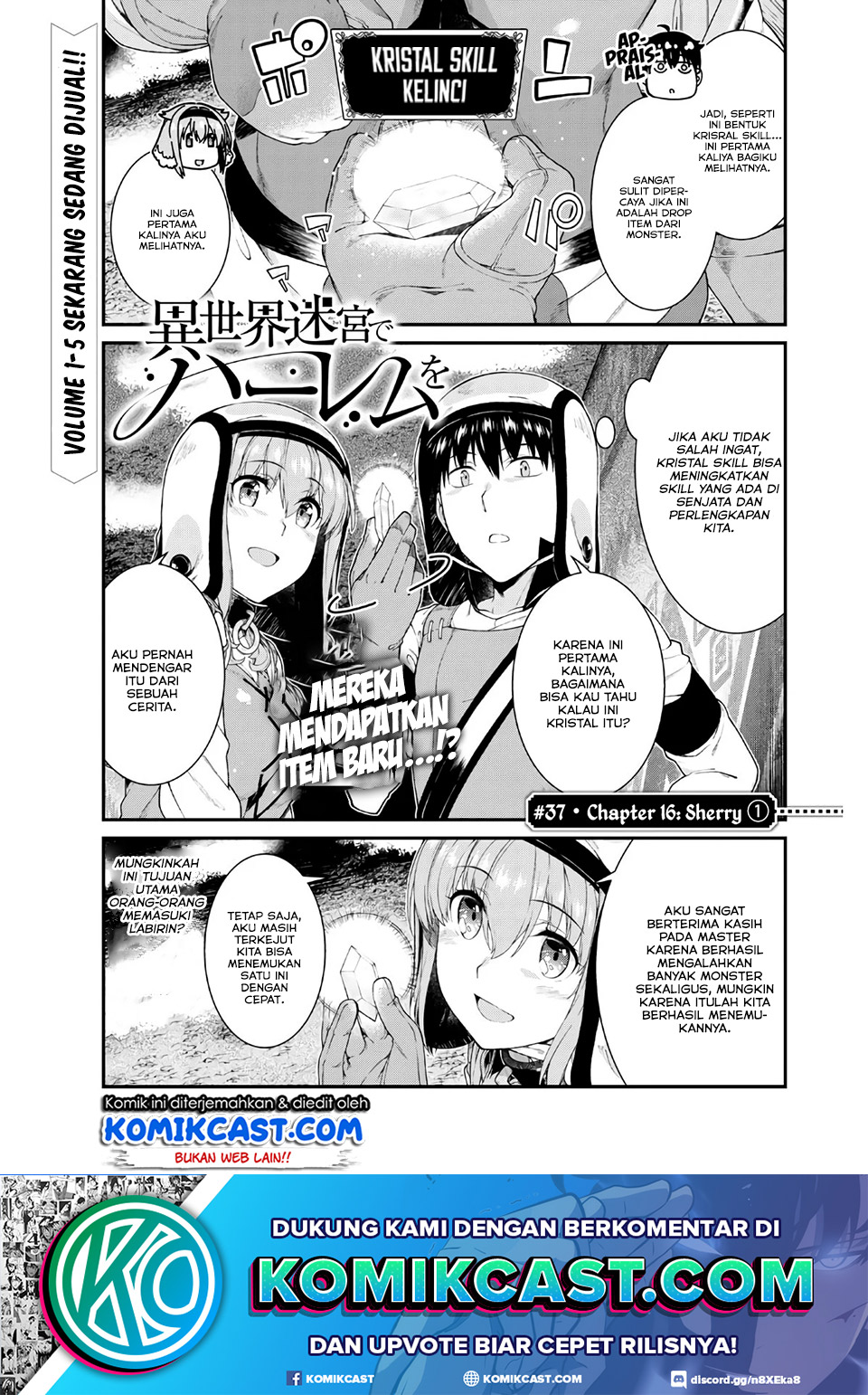 Isekai Meikyuu de Harem o Chapter 37