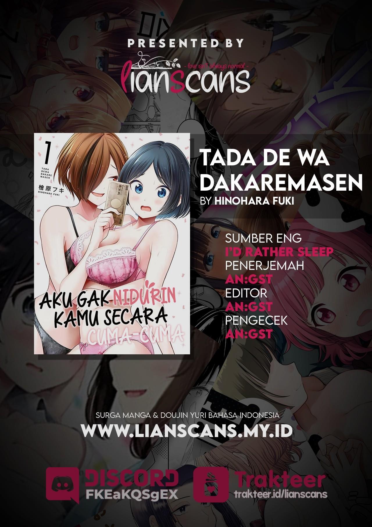 Tada de wa Dakaremasen Chapter 8