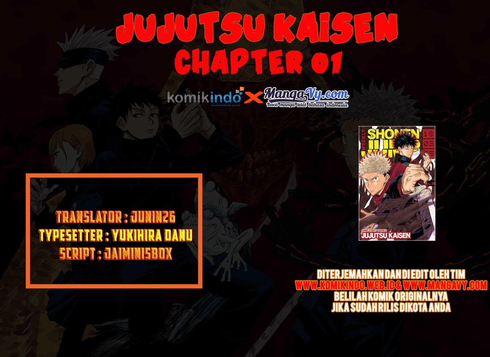 Jujutsu Kaisen Chapter 1