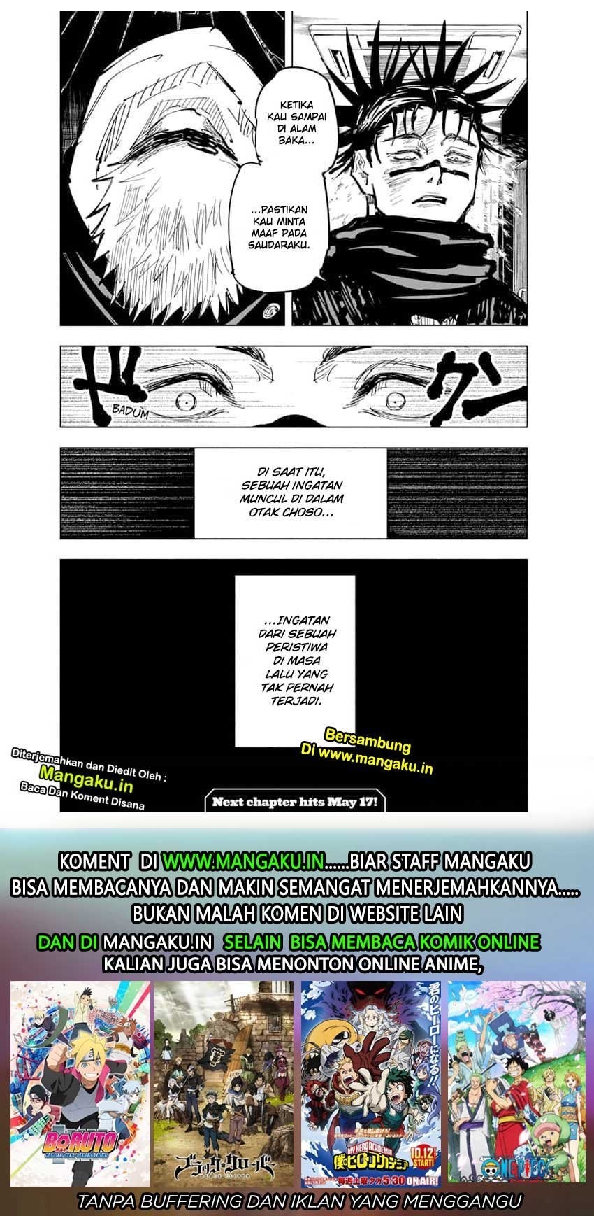 Jujutsu Kaisen Chapter 105