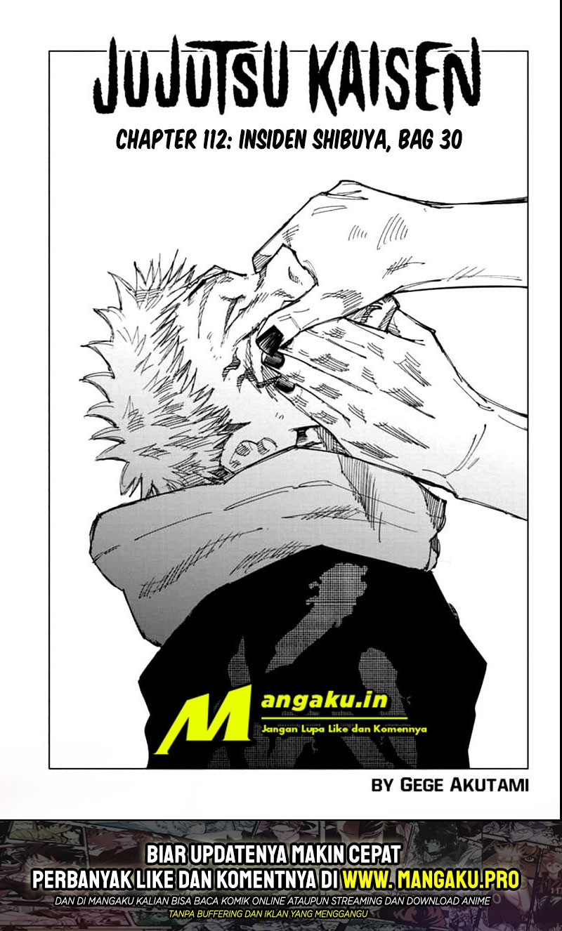 Jujutsu Kaisen Chapter 112