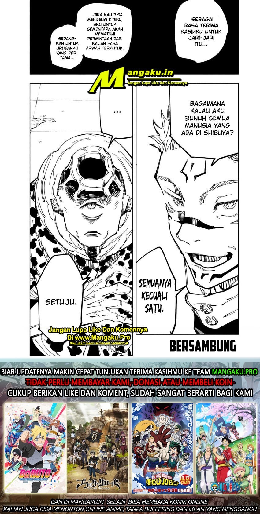 Jujutsu Kaisen Chapter 112