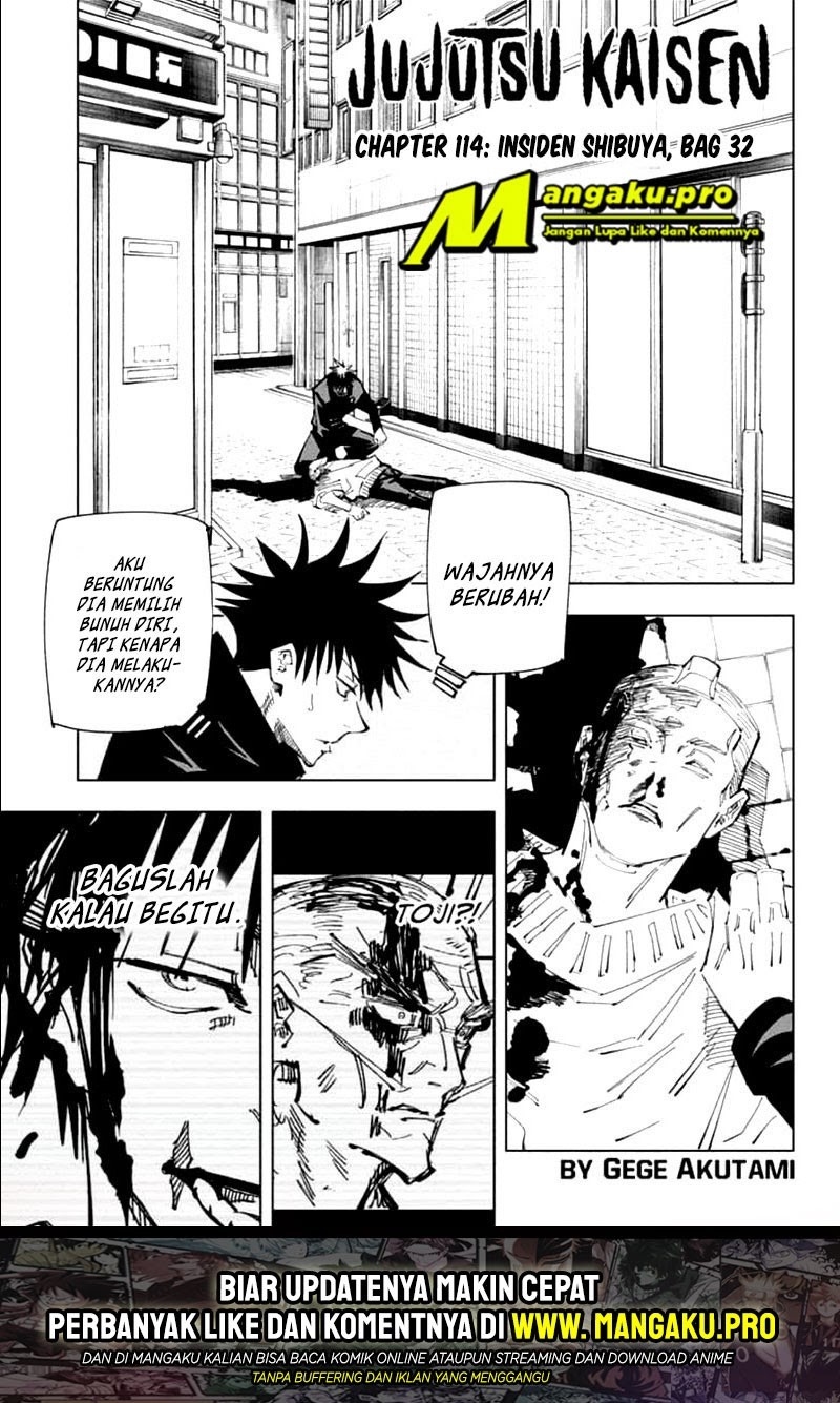 Jujutsu Kaisen Chapter 114