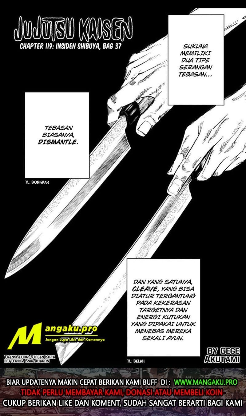 Jujutsu Kaisen Chapter 119