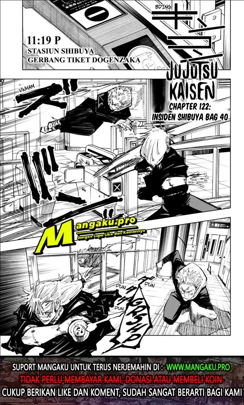 Jujutsu Kaisen Chapter 122