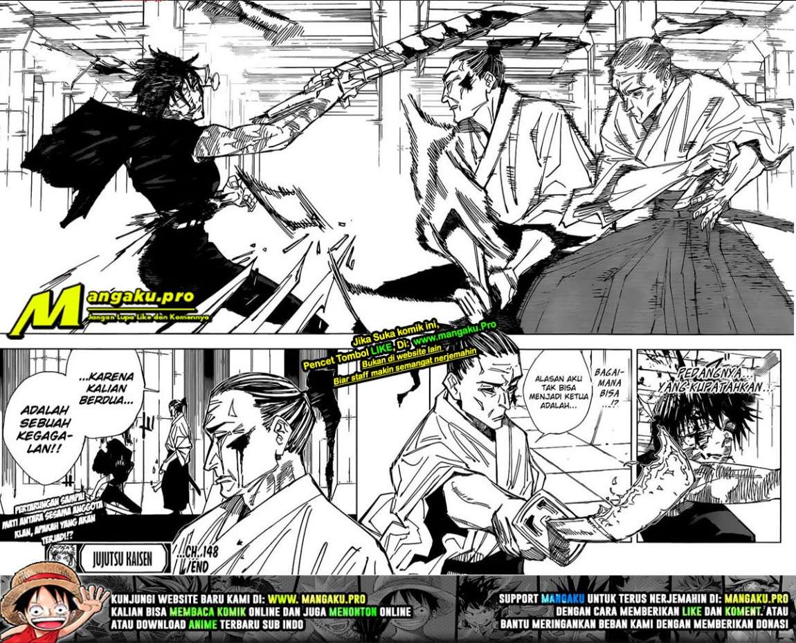 Jujutsu Kaisen Chapter 148