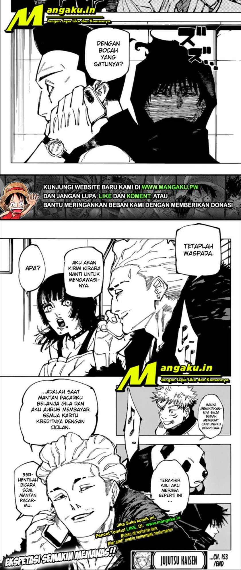 Jujutsu Kaisen Chapter 153