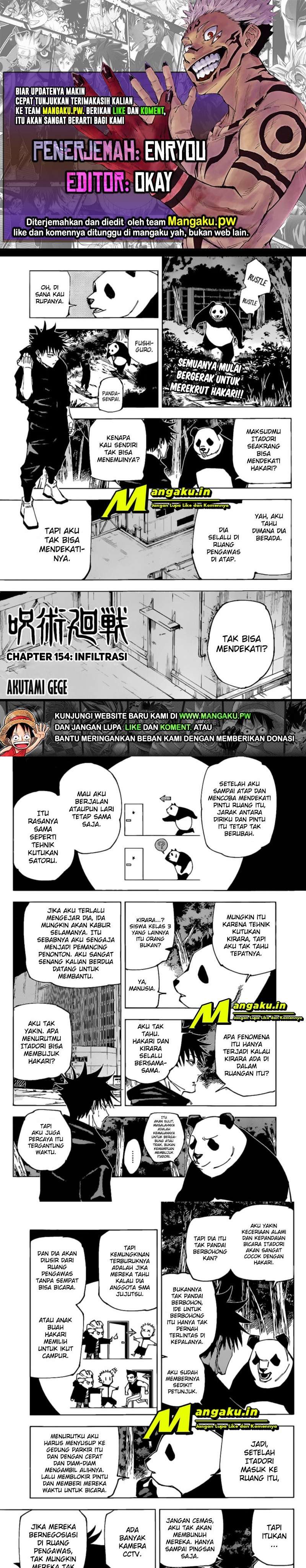 Jujutsu Kaisen Chapter 154