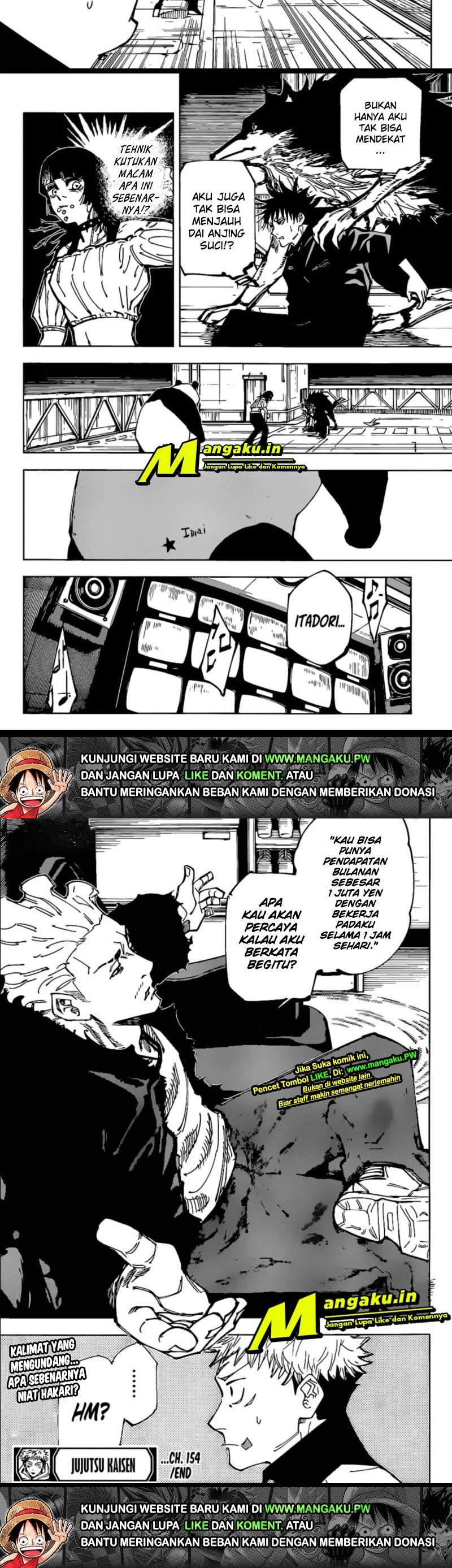 Jujutsu Kaisen Chapter 154