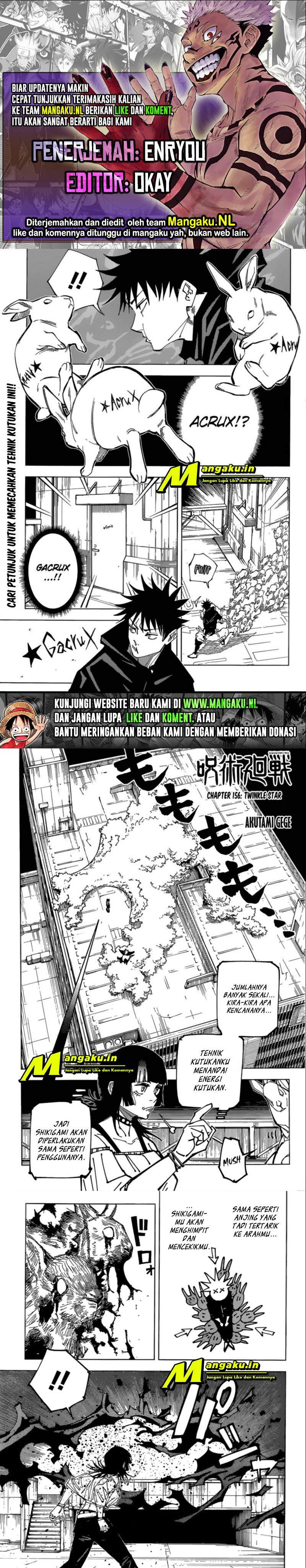 Jujutsu Kaisen Chapter 156